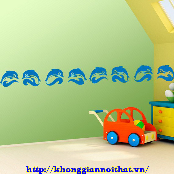 Mẫu tranh dán tường trang trí cho bé 3