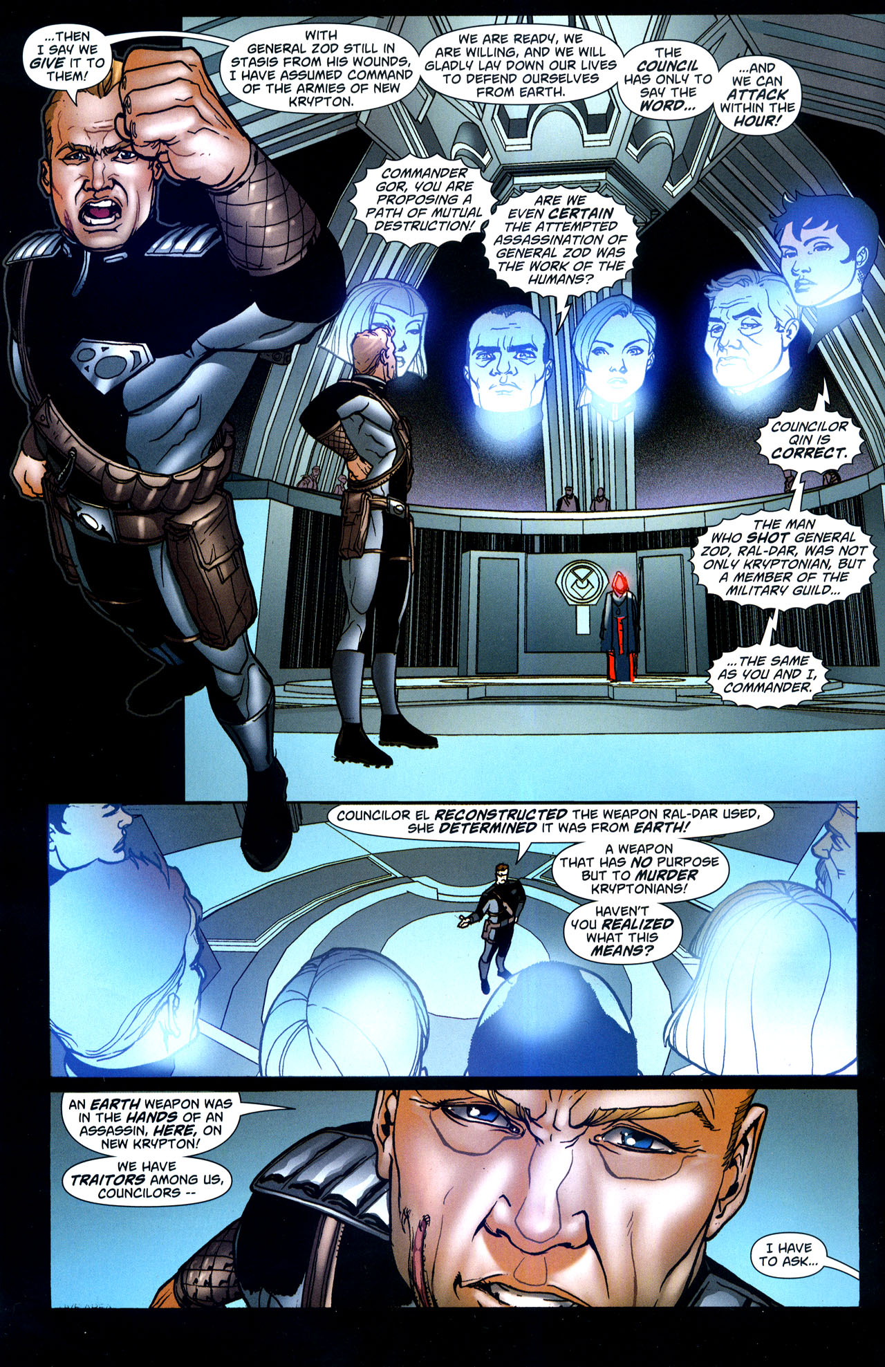 Read online Superman: World of New Krypton comic -  Issue #7 - 3