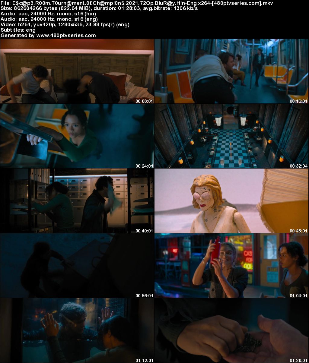 Watch Online Free Escape Room 2: Tournament of Champions (2021) Full Hindi Dual Audio Movie Download 480p 720p BluRay