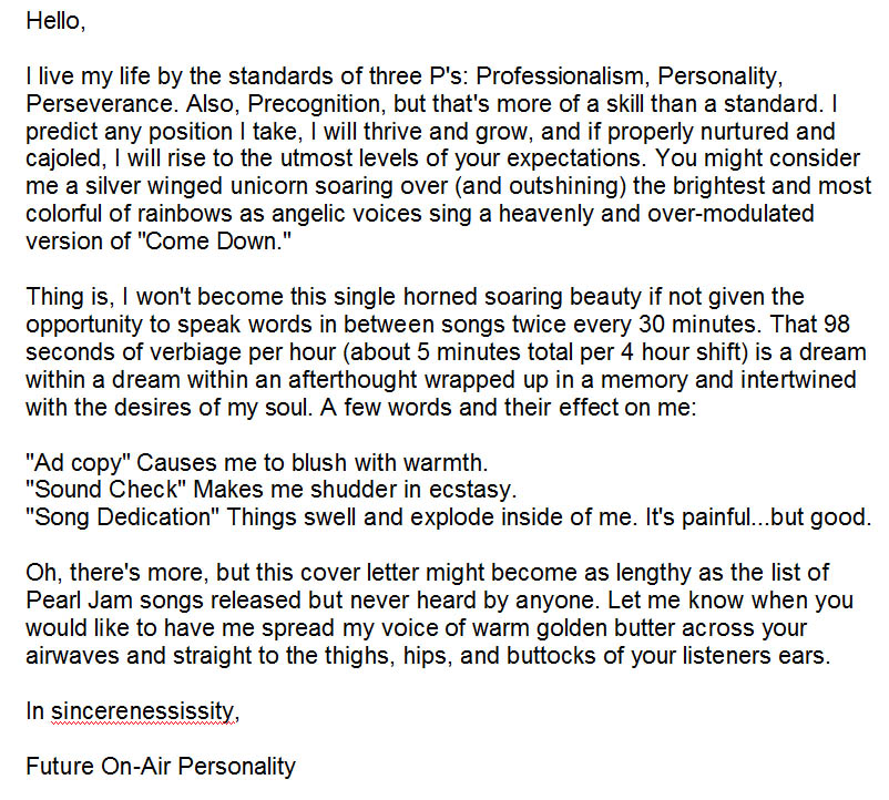 how to write a basic cover letter