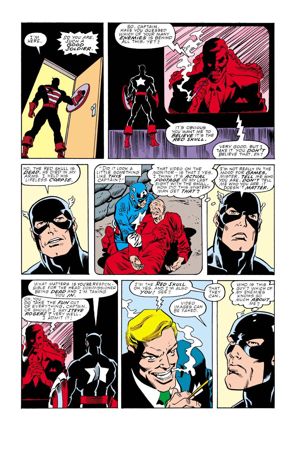 Captain America (1968) Issue #350 #282 - English 25