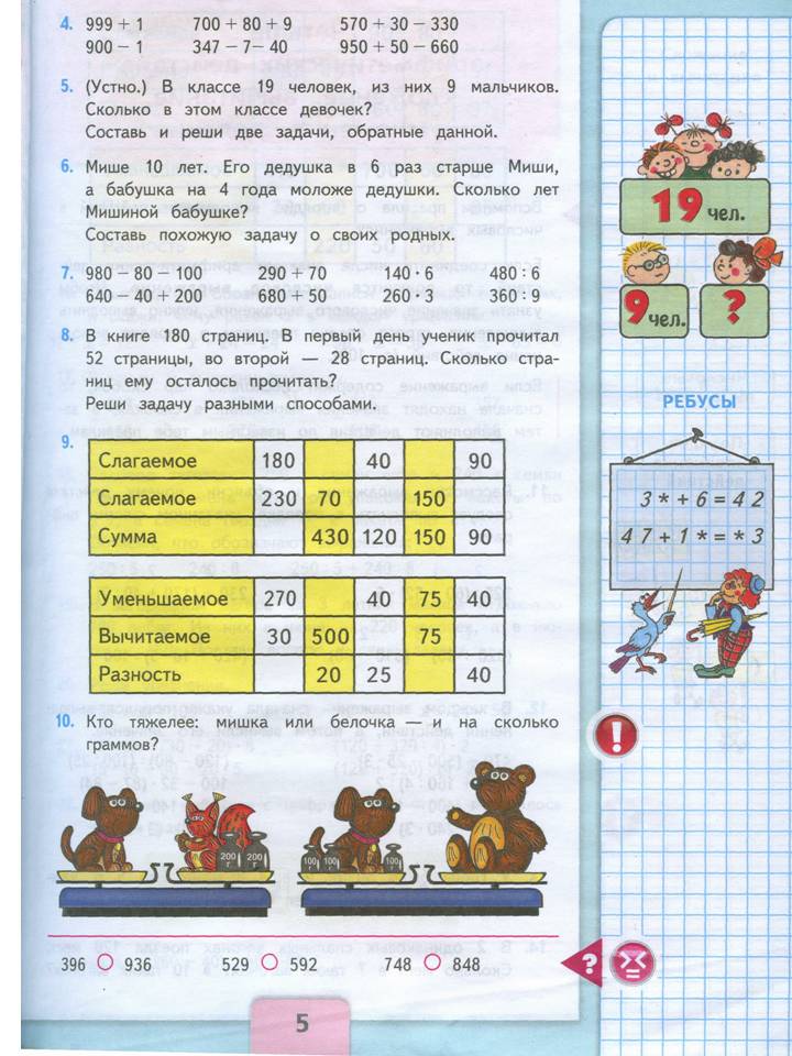 Математика моро 1 класс страница 8
