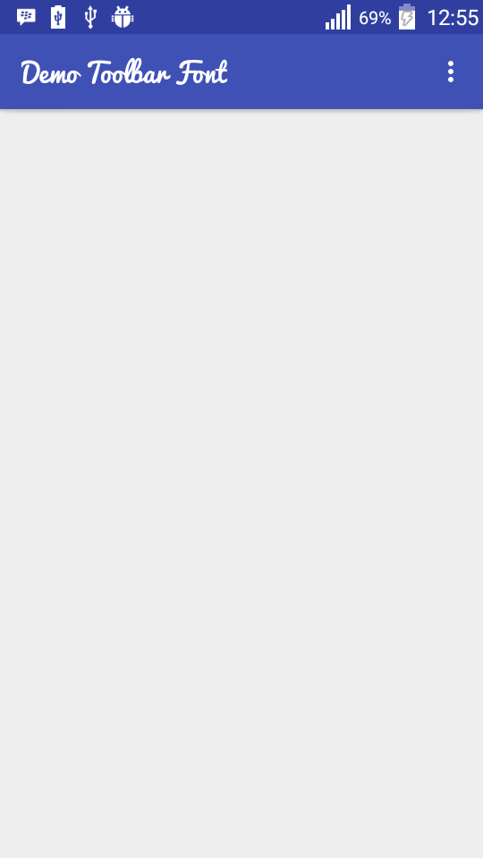 Mengganti Font Toolbar pada Android