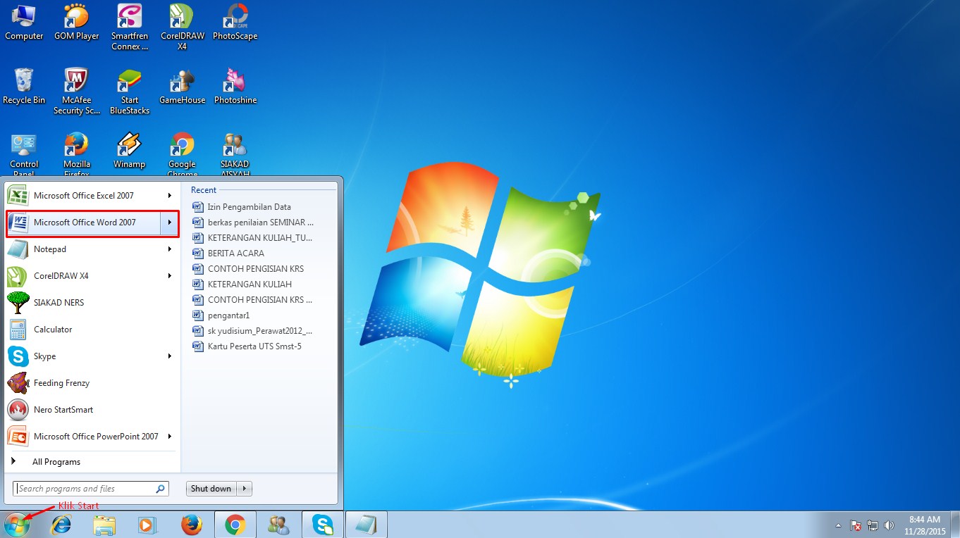 Pengertian status bar microsoft word 2007 queenlasopa