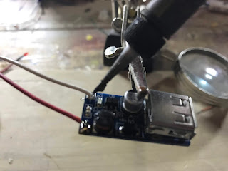 Wiring up the 5 Volt converter
