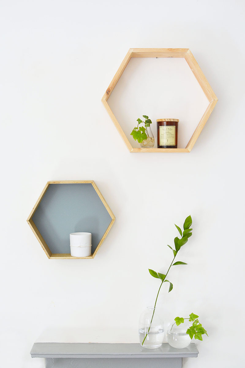 Diy Honeycomb Shelves Burkatron Diy Honeycomb Shelves
