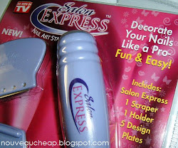 seen tv salon nail express steps stamping heavy kit actually six process ll don