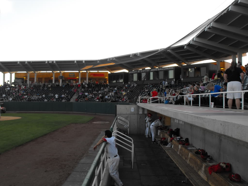 Diamond Visits Brent Brown Ballpark Provo,UT