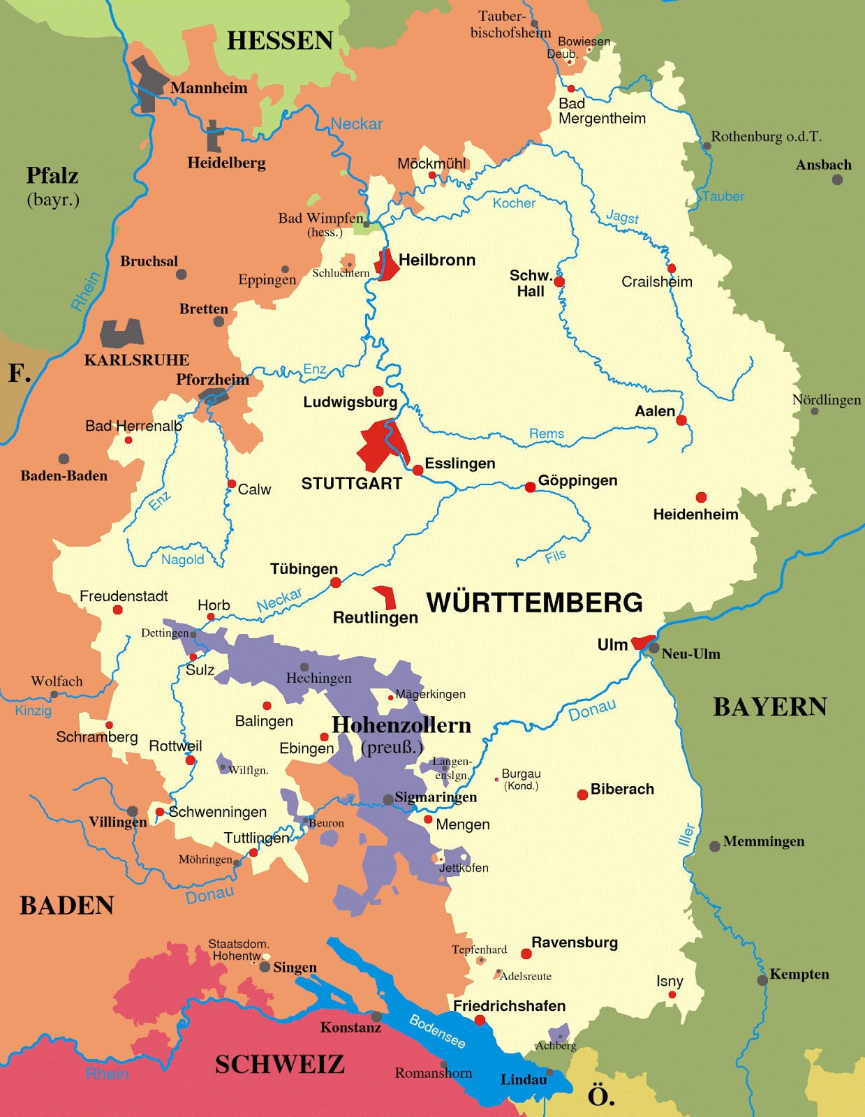 Big Blue 1840-1940: Wurttemberg Big Blue 1840-1940: Wurttemberg