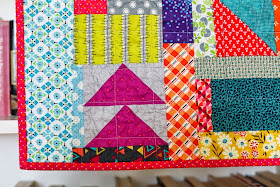 Blue is Bleu: Scrappy Baby Quilt