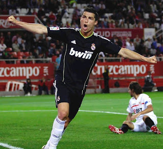 Cristiano Ronaldo scored four goals against Sevilla