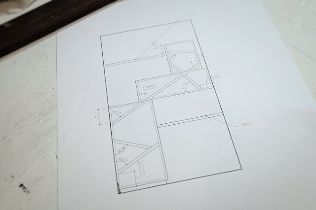 auto cad drawing of cabinets