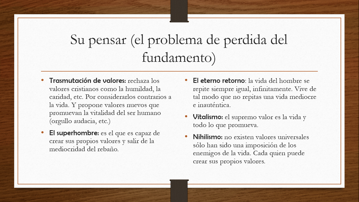 Bonfire heart Nietzche y el problema de perdida del fundamento Bonfire heart Nietzche y el problema de perdida del fundamento