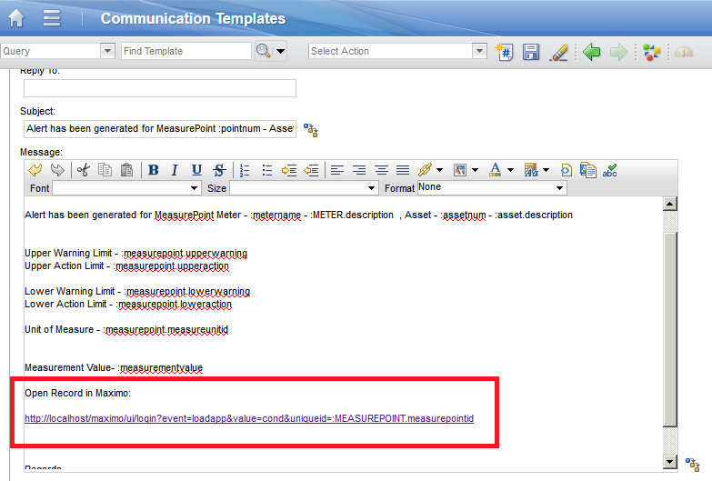open specific record through url link in email using relationship in