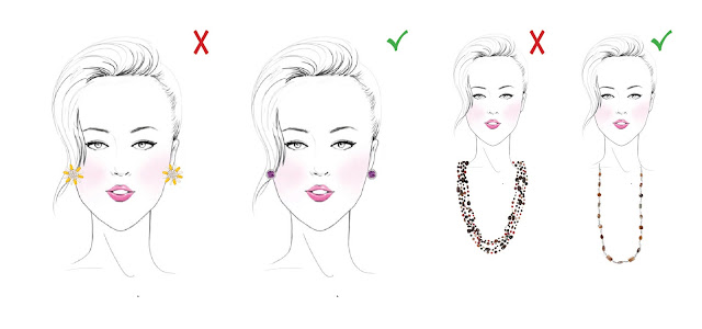 Подбор украшений к лицу с мелкими чертами