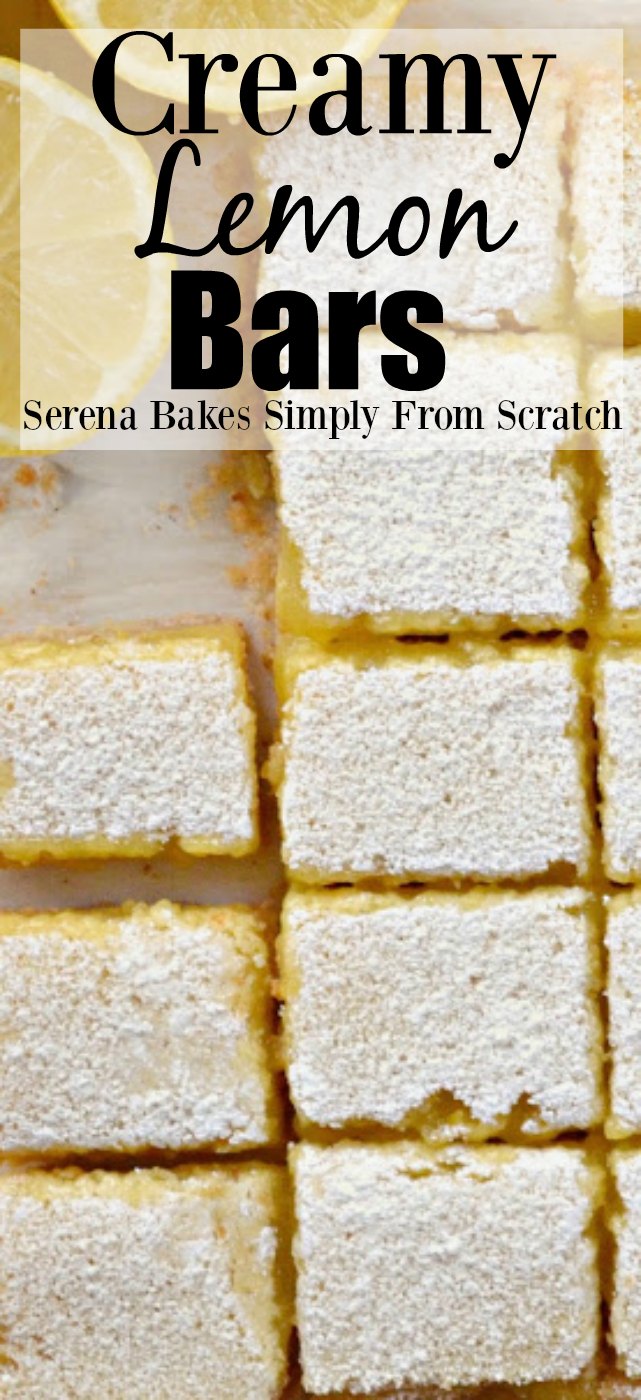 Creamy Lemon Bars Serena Bakes Simply From Scratch