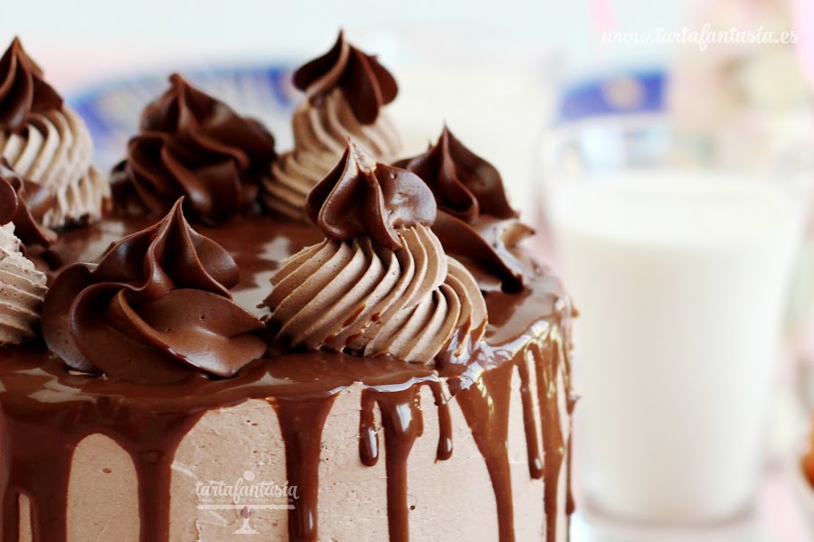 Cómo hacer un Drip Cake, Tarta chorreando