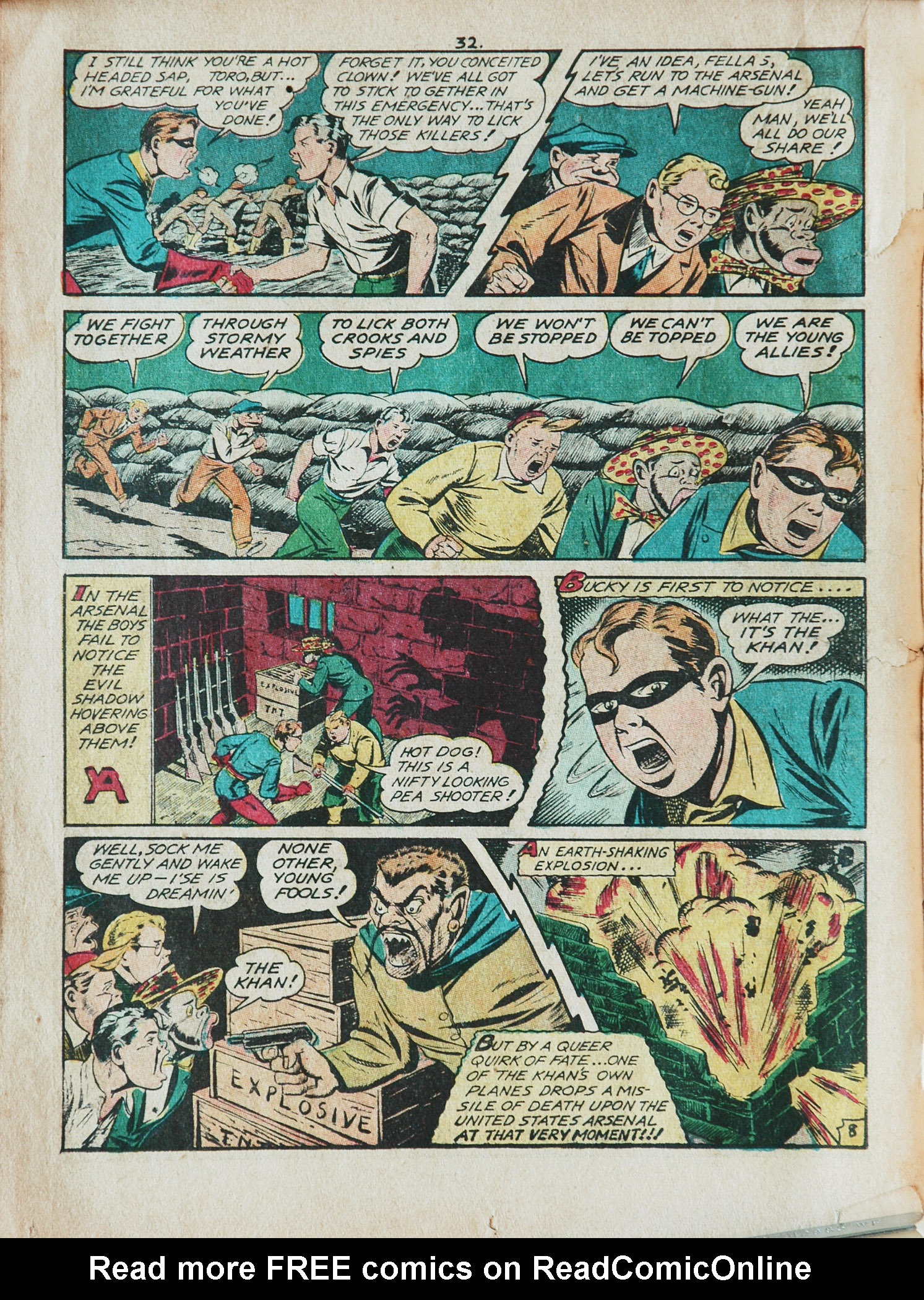 Read online Young Allies Comics comic -  Issue #3 - 34