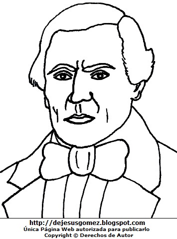 José de la Torre Ugarte sin color Imagen de José de la Torre Ugarte para colorear, pintar o imprimir. Dibujo de José de la Torre Ugarte hecho por Jesus Gómez