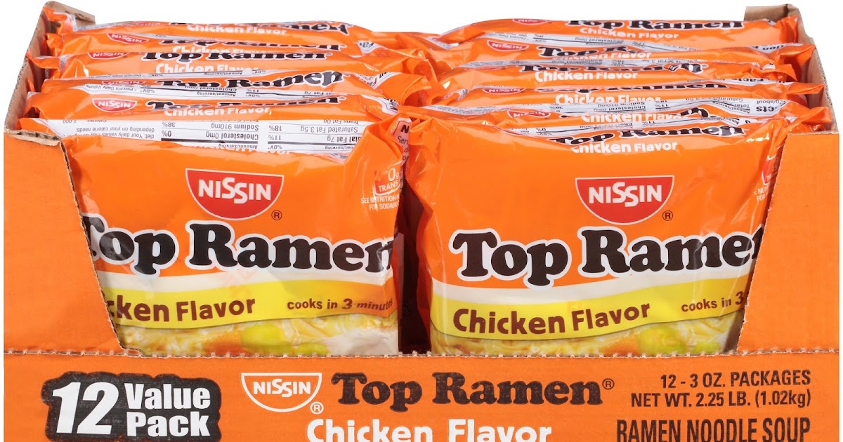 Walmart Two F*R*E*E Cases Of Nissin Top Ramen (That's 24 Packs!)
