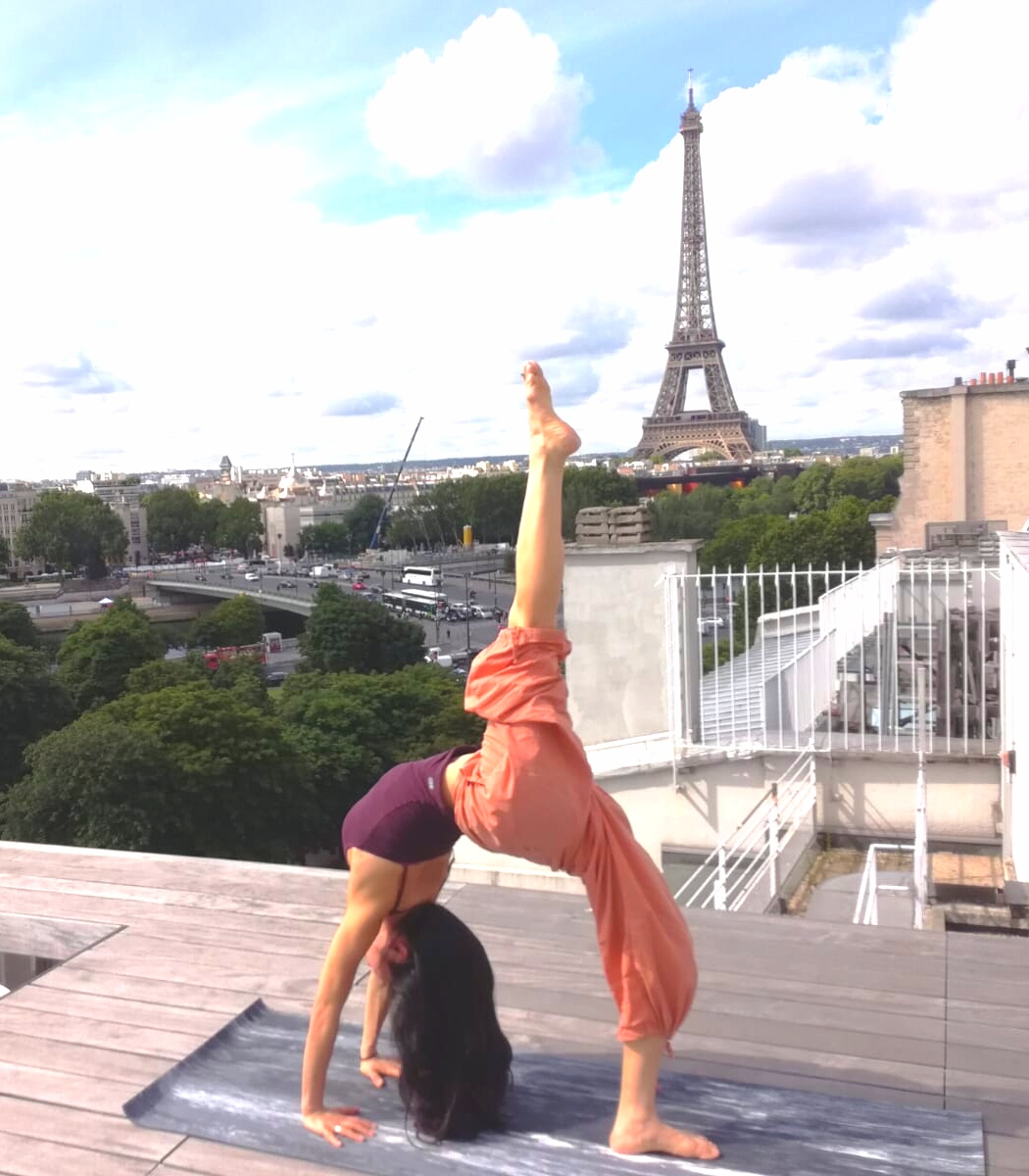 yoga avec la tour Eiffel 2019