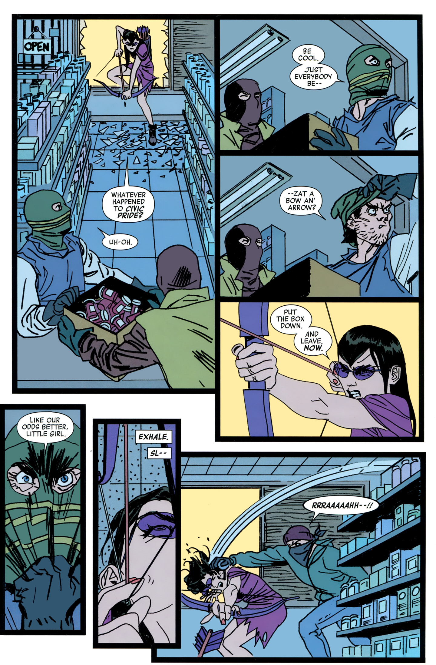 Read online Hawkeye (2012) comic -  Issue #7 - 19