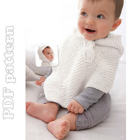 CraftyLine e-pattern shop: Super Quick and Easy Baby Hooded Poncho ...
