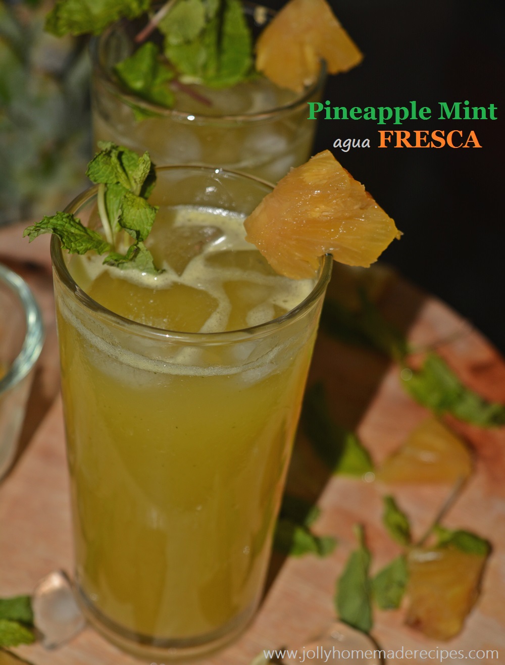 Pineapple Mint Agua Fresca Recipe, How to make Pineapple Agua Fresca