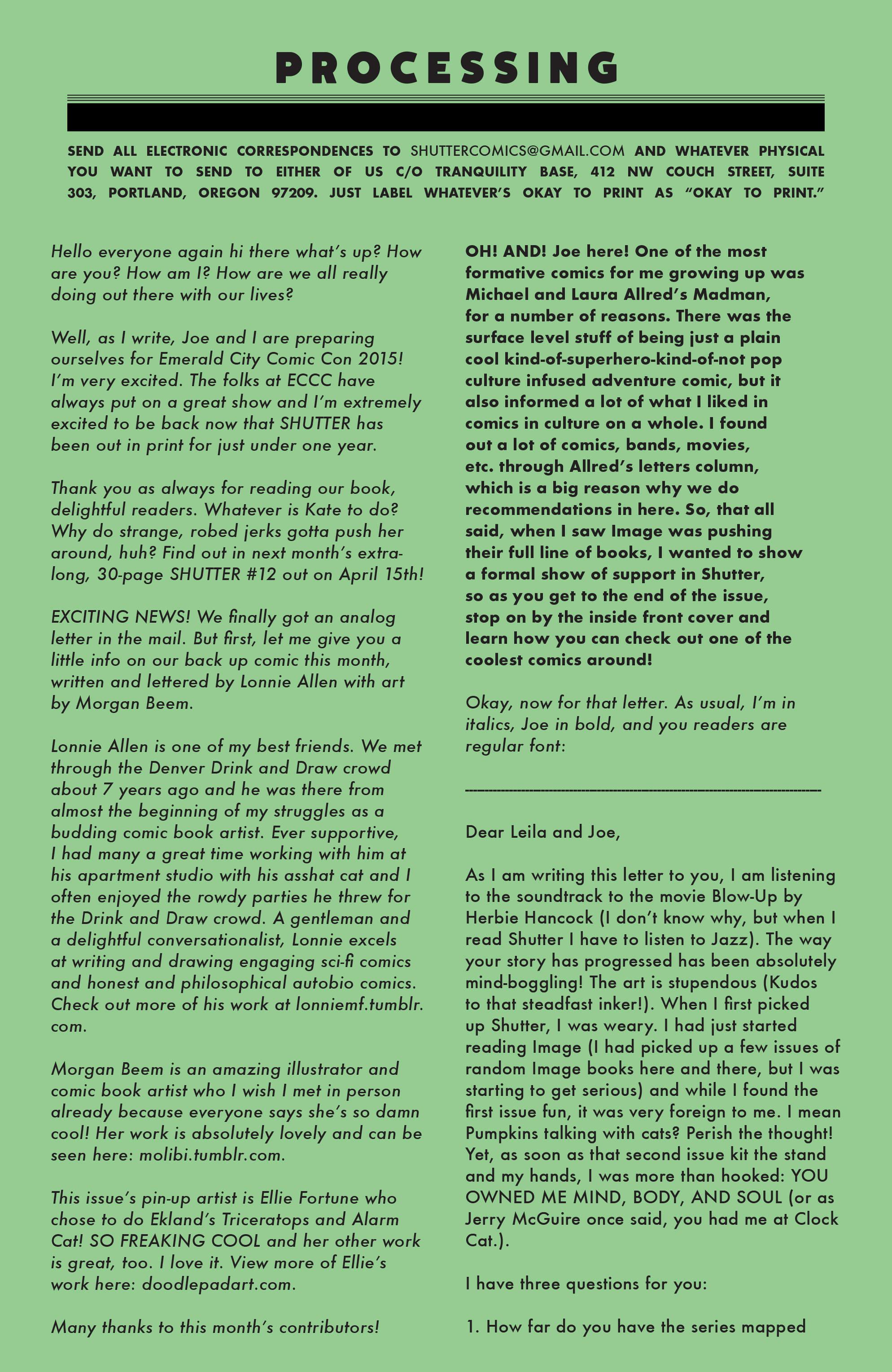 Read online Shutter comic -  Issue #11 - 22