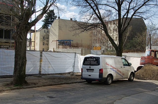 Baustelle Sandino Hofgärten, Sandinostraße / Konrad-Wolf-Straße, 13055 Berlin, 27.03.2014