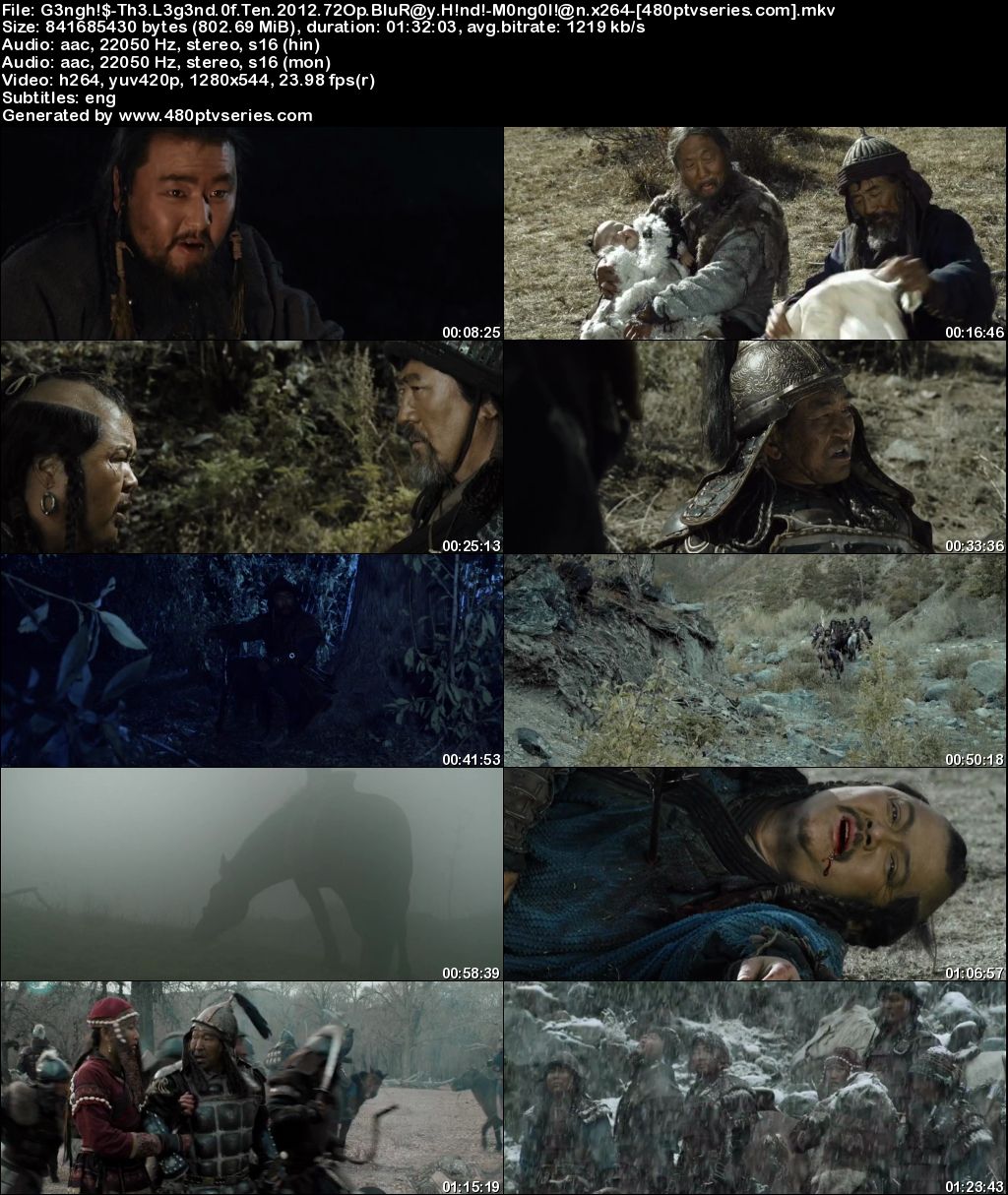 Download Genghis: The Legend of the Ten (2012) 800MB Full Hindi Dual Audio Movie Download 720p BluRay Free Watch Online Full Movie Download Worldfree4u 9xmovies