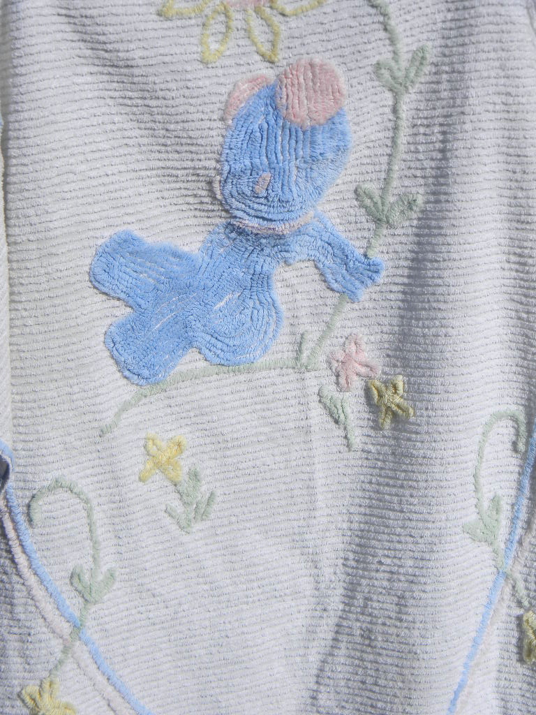 Warm Hugs Design Toni's Vintage Chenille Baby Blanket