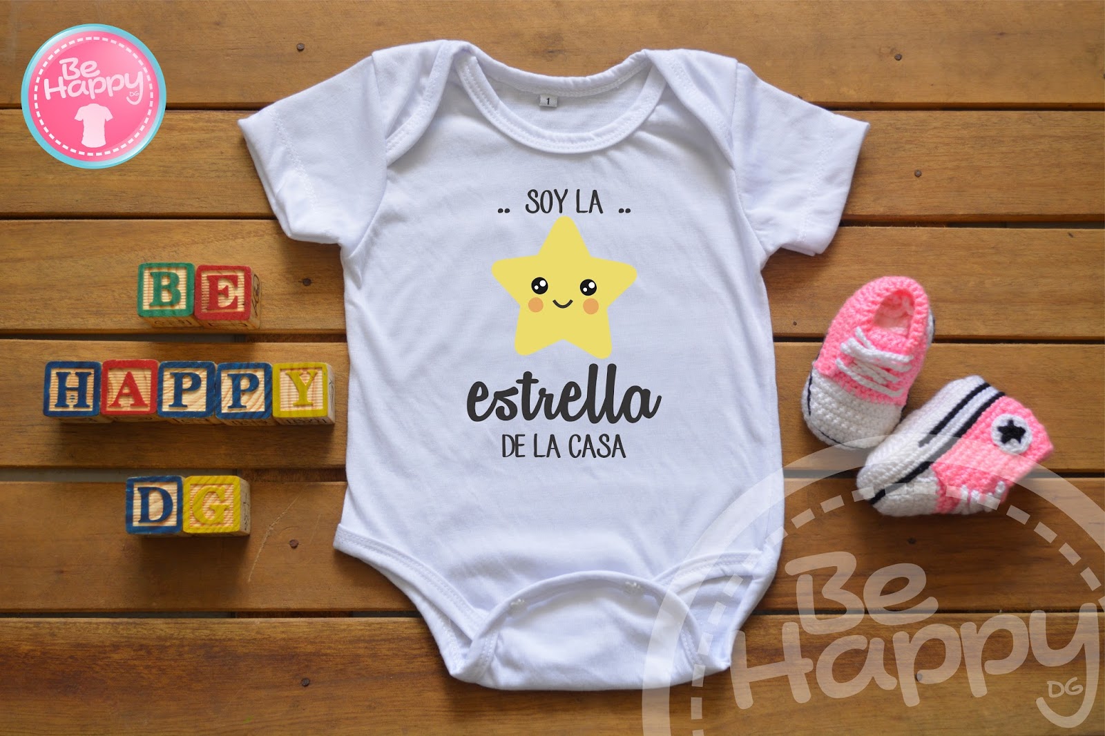 Body Castillo Rosa Princesa  Regalo Bebé Recién Nacido