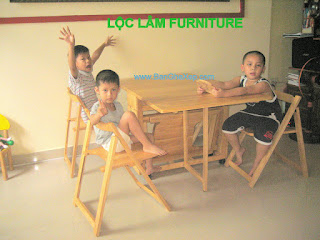 Bộ Bàn Ghế Xếp Tự Nhiên Chữ Nhật Lộc Lâm Furniture Bộ Bàn Ghế Xếp Tự Nhiên Chữ Nhật Lộc Lâm Furniture
