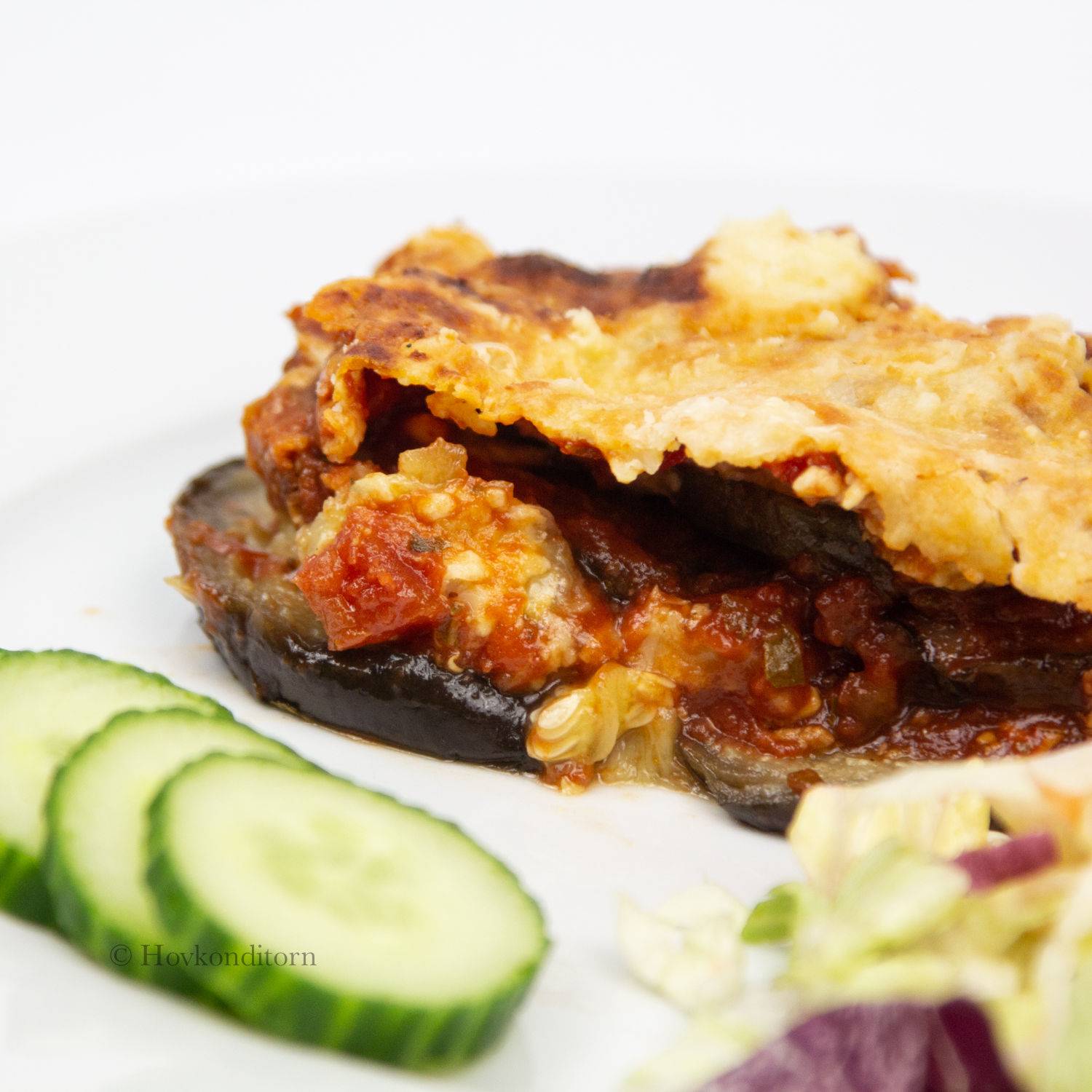 Gratin with Aubergine & Zucchini
