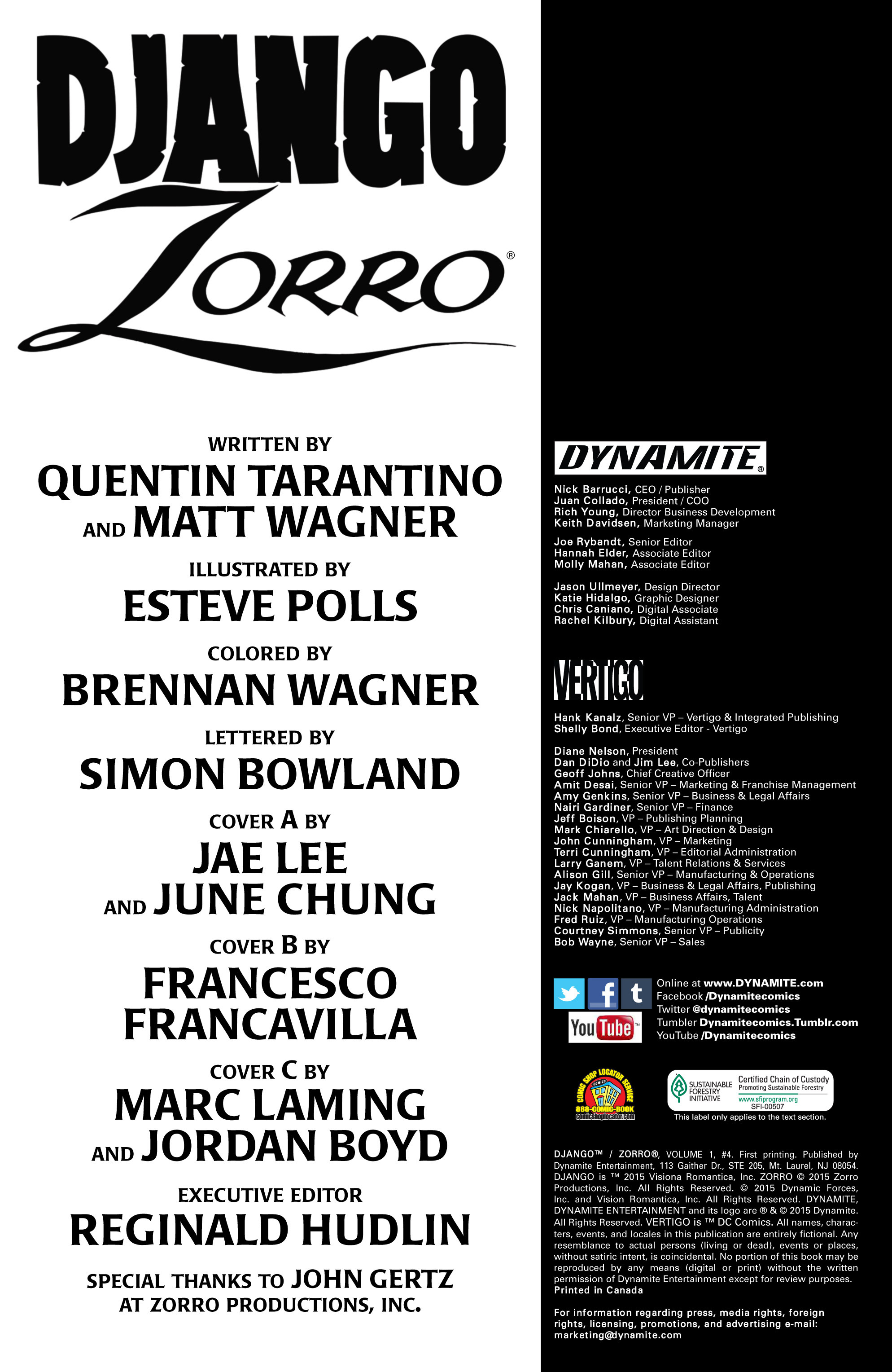 Read online Django/Zorro comic -  Issue #4 - 4