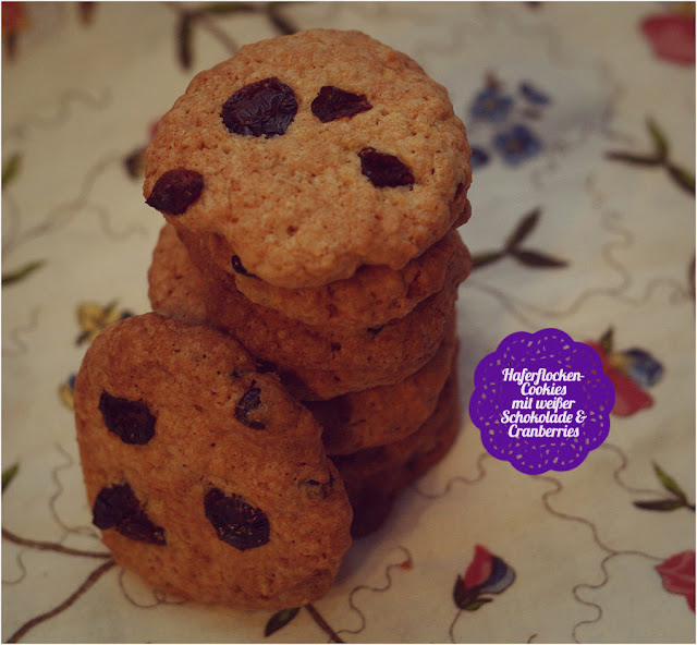 Zuckerschnuten-Blog: Haferflocken-Cookies mit weißer Schokolade und ...