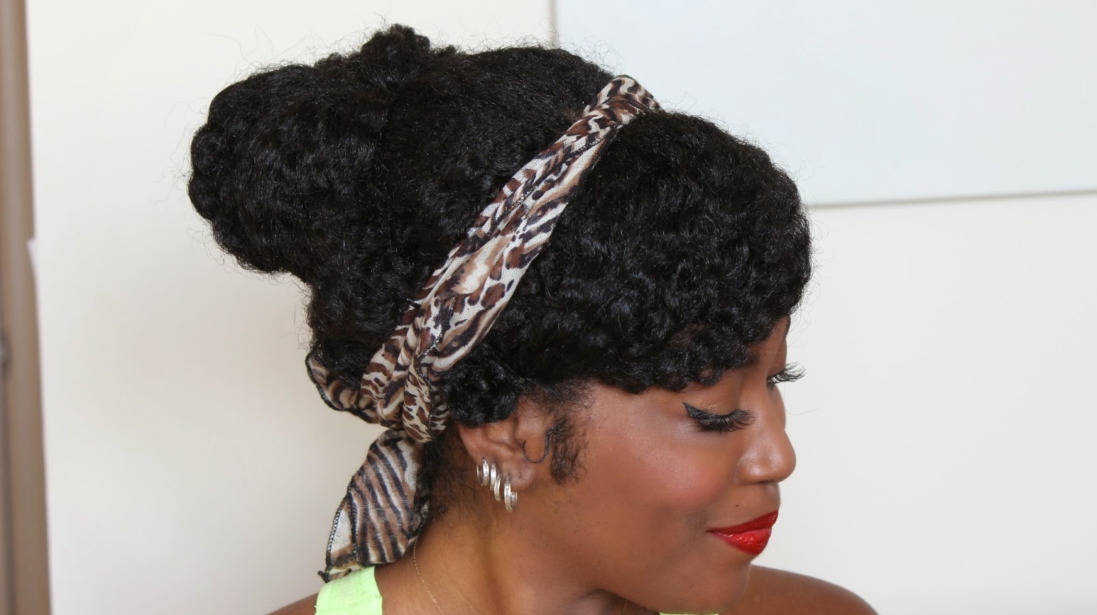 3 Easy Fall Protective Styles For Natural Hair with Scarves (YouTube