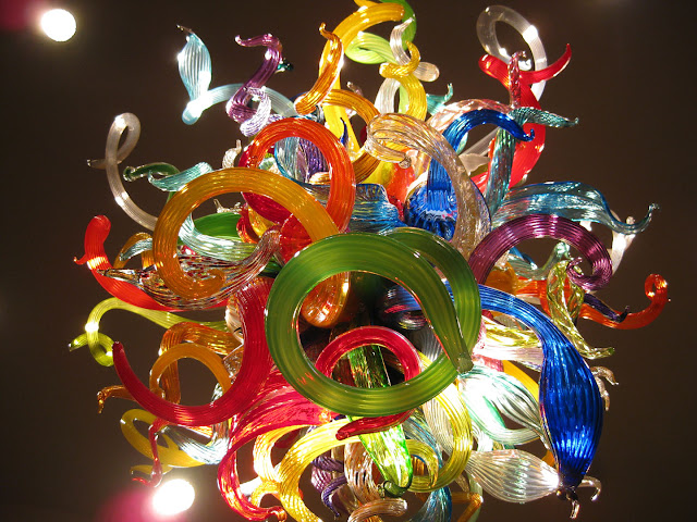 Multi-color Chihuly Chandelier