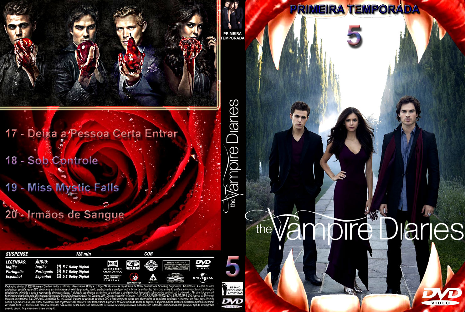 Super Capas: O Melhor Blog de Capas: The Vampire Diaries (Diários de Um  Vampiro) 8ª Temporada Download DVD-R Torrent