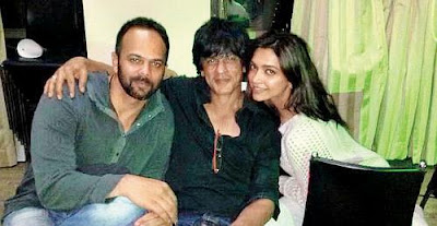 Shahrukh & Deepika's surprise birthday party for Rohit Shetty