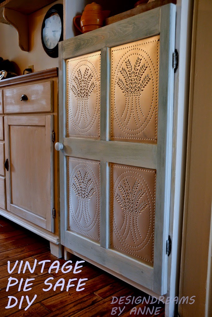 The D. Lawless Hardware Blog Decorating with Appliques & Pie Safe Tins