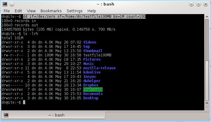 Membuat file dummy di linux - Dnaite