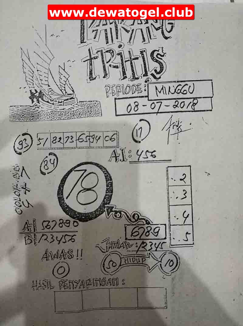 Prediksi Togel Singapura Minggu 8 Juli 2018 Syair Kode Dewa Togel