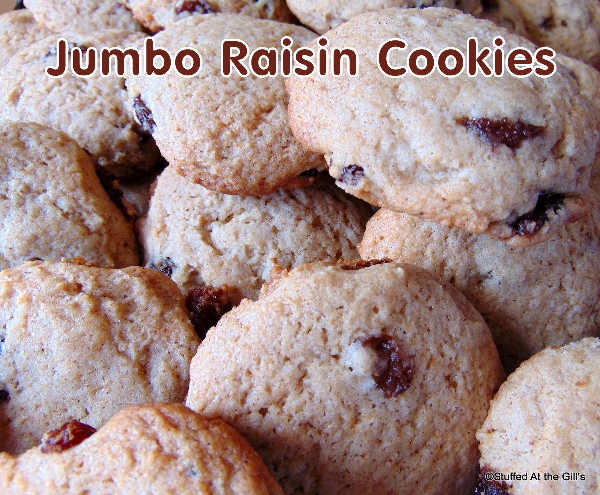 Jumbo Raisin Cookies