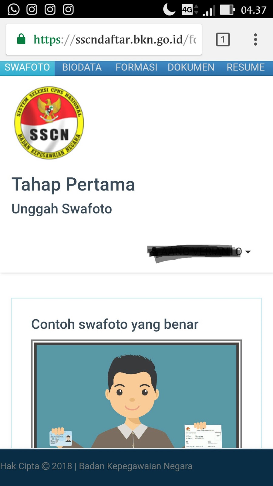 Ngulikyuk Ini Tampilan Portal Sccn Yang Sudah Berhasil Terdaftar