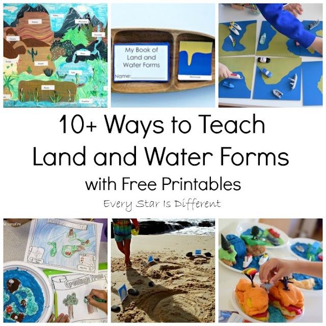 10+ Ways to Teach Land and Water Forms