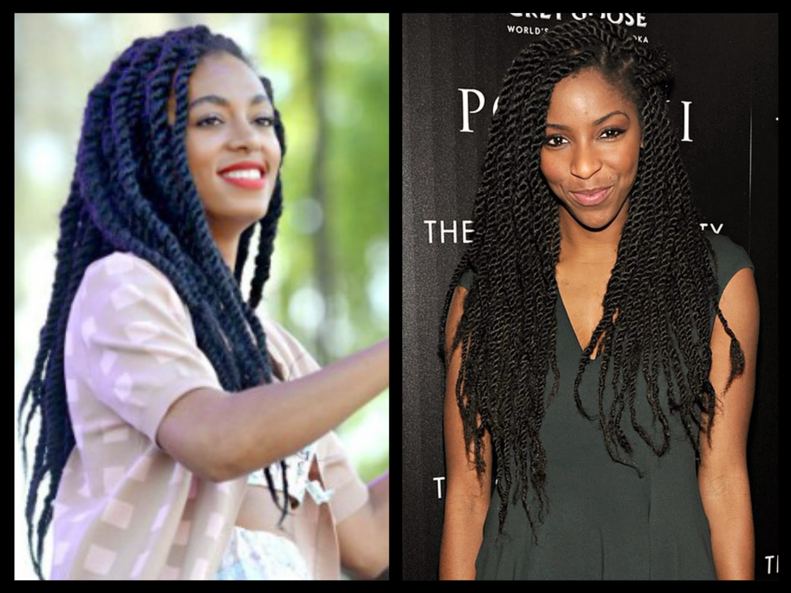 Shabbanatural First Experience With Marley Twists Senegalese Twists Tend To Be Silkier And Thinner Check This Site Out For A Marley Havana Hair Comparison Naturally Curly V