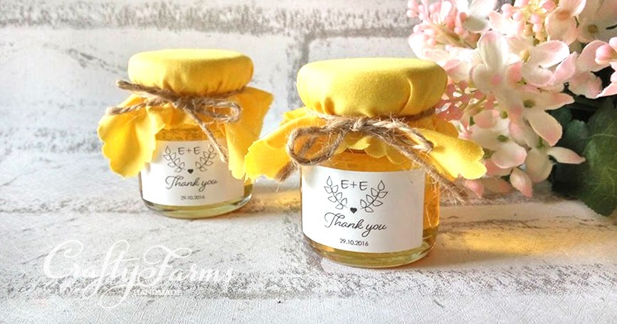 Wedding Card Malaysia Crafty Farms Handmade : Personalized Honey Jar ...