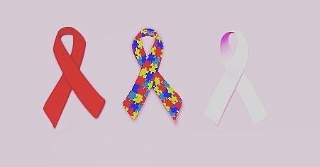 Supporting cancer/autism/heart disease: